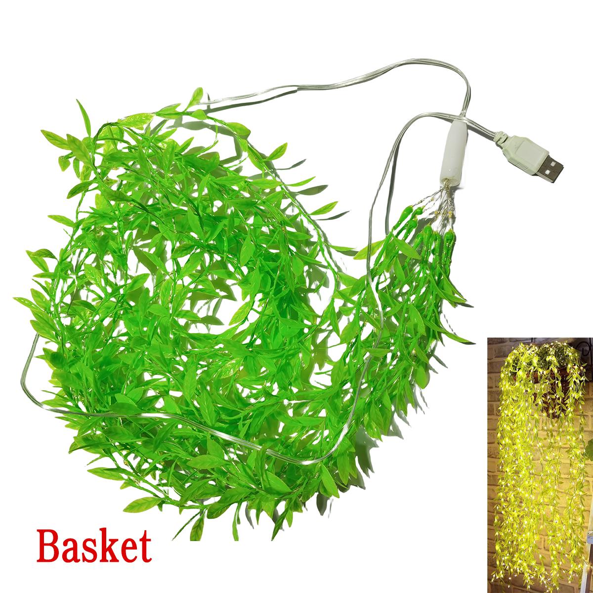 

1 упаковка 100 светодиодных гирлянд из ивовых занавесок, 8 режимов, мерцающие гирлянды с USB-разъемом, декоративные огни для рождественской елки на патио