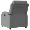 Vidaxl Reclining Massage Chair, Electric, Dark Grey, Fabric