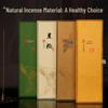 Sandalwood, Agarwood, Cypress, Mugwort Incense Gift Box for Home Aromatherapy