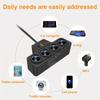 4-Socket Car Power Adapter with USB & PD Fast Charging - 12V Vehicle Outlet Splitter