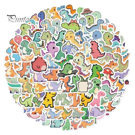 

100 шт., наклейки с изображением динозавров, водонепроницаемые, ПВХ, наклейки с милыми животными, сделай сам, виниловые художественные украшения, скейтборд, багаж, чашка с водой, чехол для телефона, граффити 1 Set