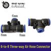 Item No. 00278: Air Compressor Pump Adapter - 6 To 8 Hose Connector