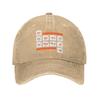 Washed Baseball Cap ATEEZ  Periodic Table Summer Trucker Hat For Unisex Unisex  Fashion Outdoor Gym Sun Baseball Caps
