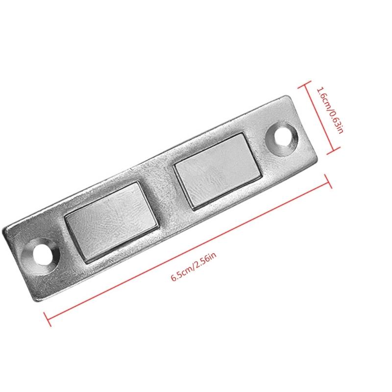 Easy Install Push Pull Door Magnets Secure Hold Push & Pull Door Magnet Fixtures Magnetic Door Fixators for Home Use