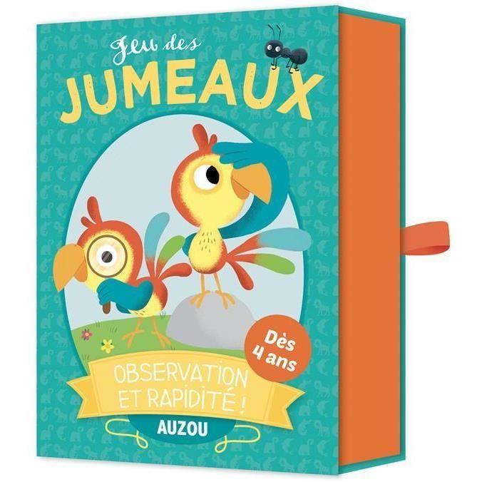 Jeu de société - Livre - jeu des jumeaux - Observation et rapidité - 6 ans et plus