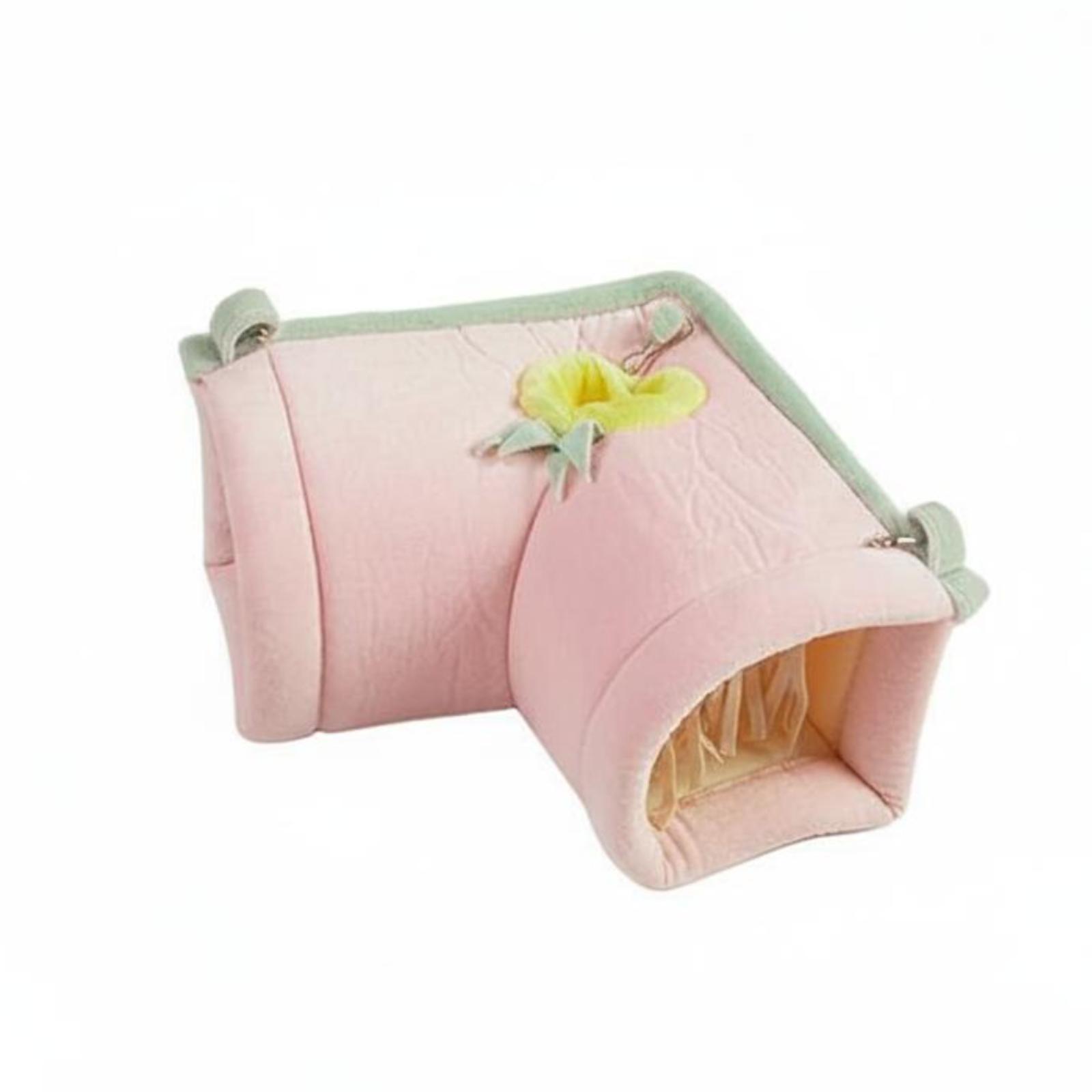 Hanging Tunnel Bed, Plush Retreat for Small Pets