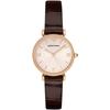 Gianni T-Bar Mother of Pearl Brown Leather Women's Quartz AR1911