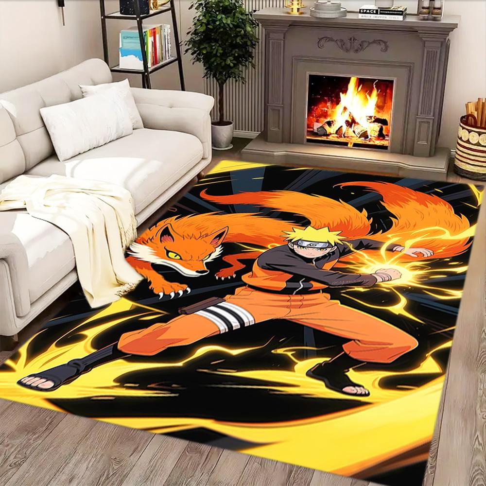 Naruto's Fire Mode for Living Room, Bedroom Rug, Study Room, Hallway Decoration, Perfect for Home Decoration or Holiday Gifts