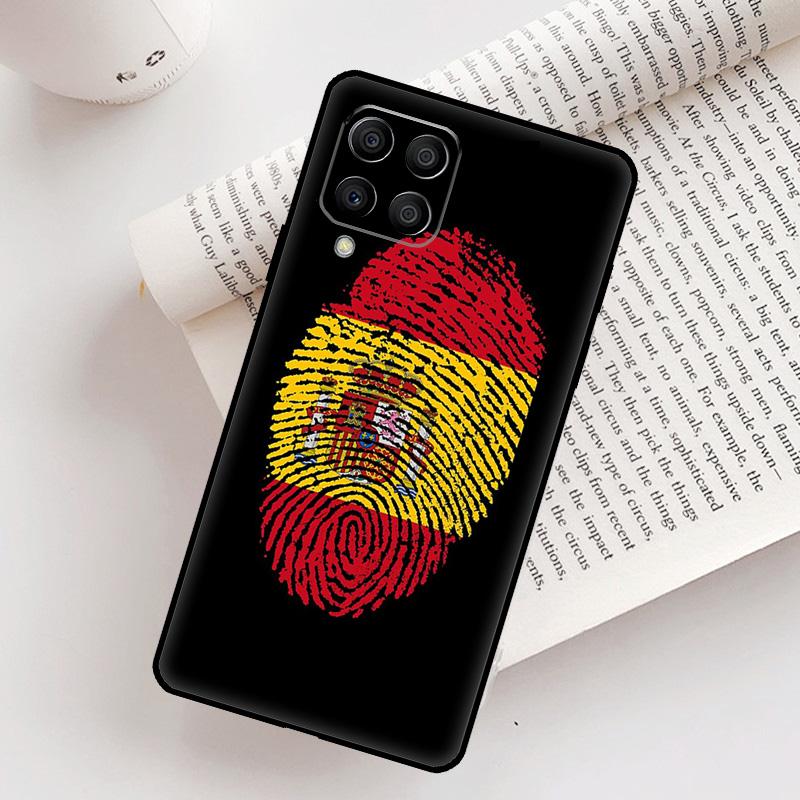National Flag fingerprint Case For Samsung Galaxy M21 M31 M13 M33 M53 M15 M35 M55 M16 M36 M56 M12 M32 M52 M14 M34 M54