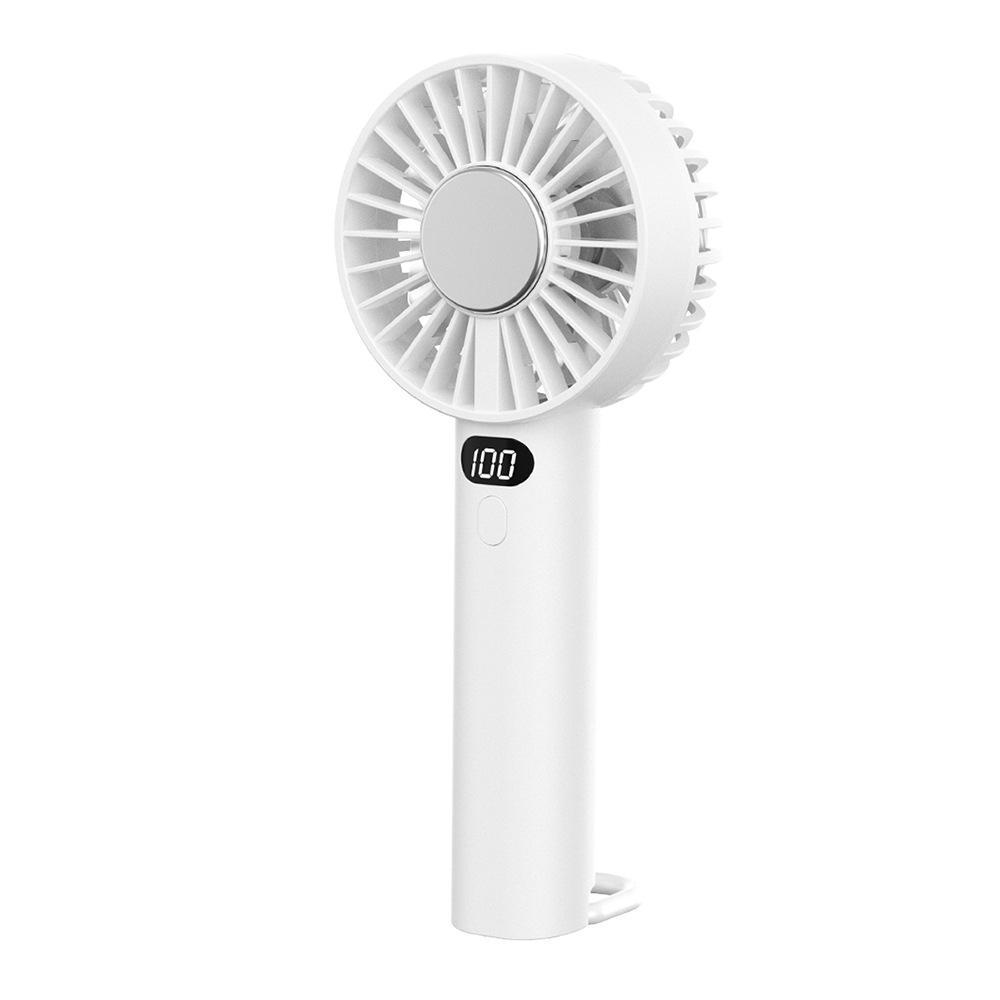 Handheld Mini Cold Compress Fan with Double Blades and Carabiner