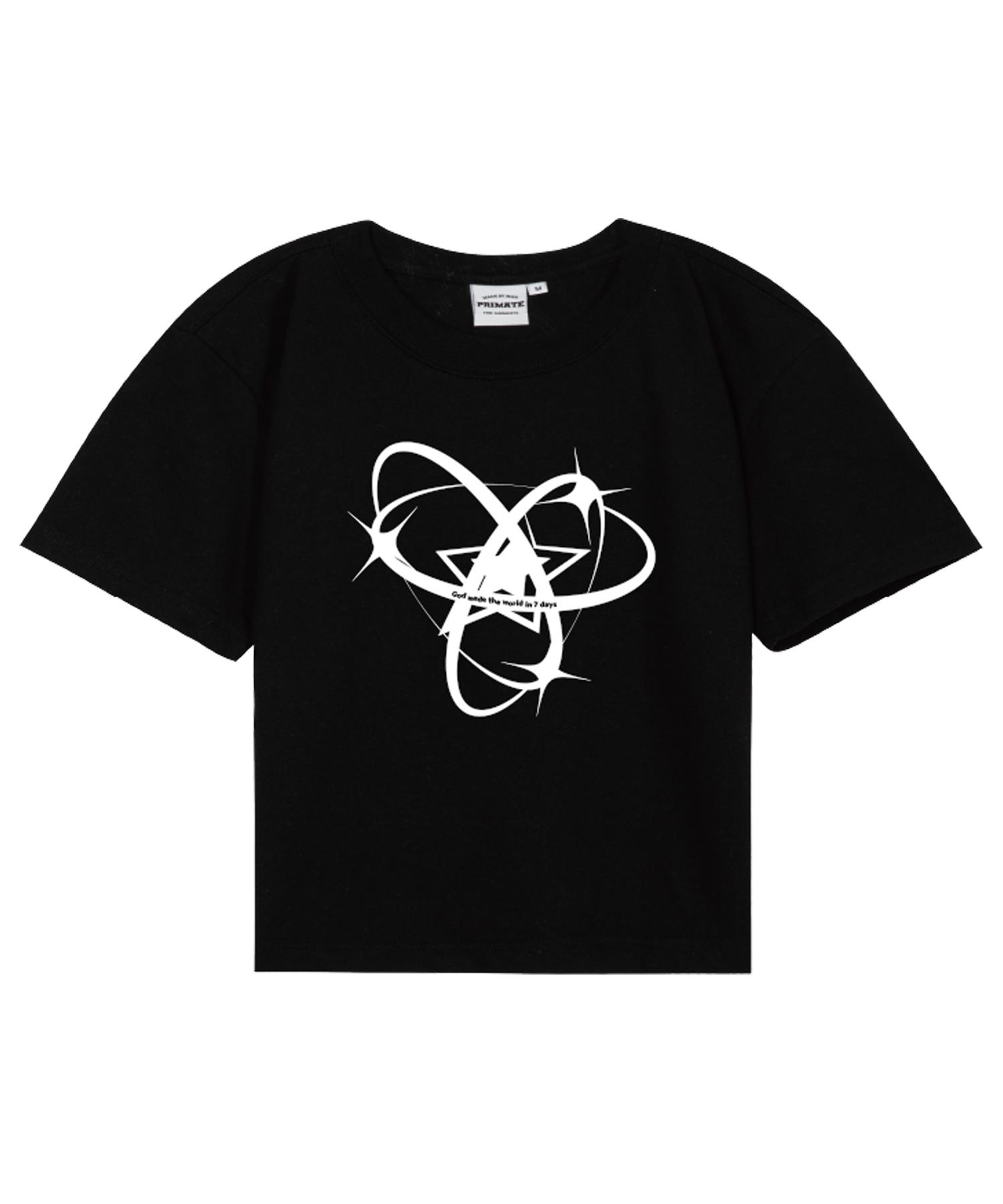 Prime Eight Galaxy Women S Crop T-Shirt 5 Colors Black/S