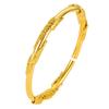 Handmade Acacia Vine Bracelet: Women's Fashion, Embossed Sand Gold Inlaid Leaves and Flowers