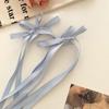 Cloth Long Ribbon Hair Clip Balletcore Y2k Hair Tie Sweet Bowknot Hair Tie  Girls