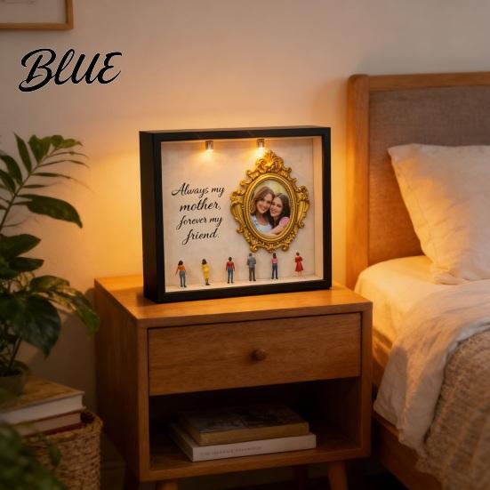 Anniversary Gift Idea DIY Mini Museum Silhouette Box Personalized Photo Memory Display Case with