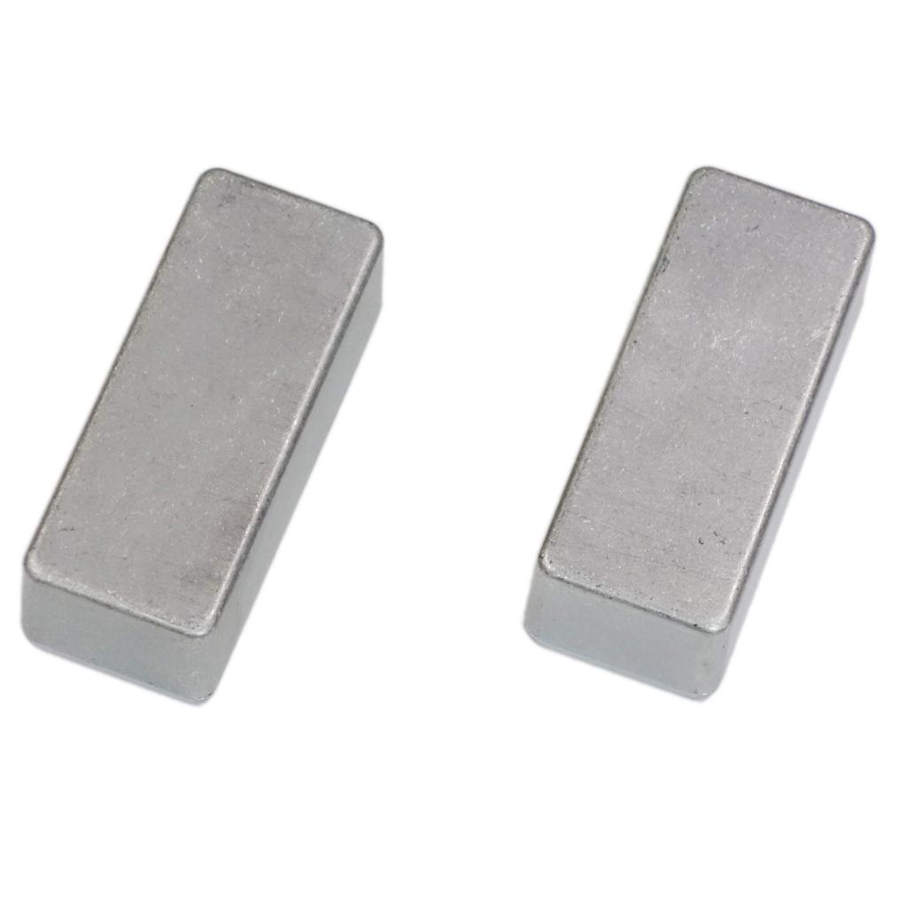 Effector Case HAMMOND 1590A Type Effector Homemade Aluminum Case Housing Enclosure 2 Pieces 90Ax2