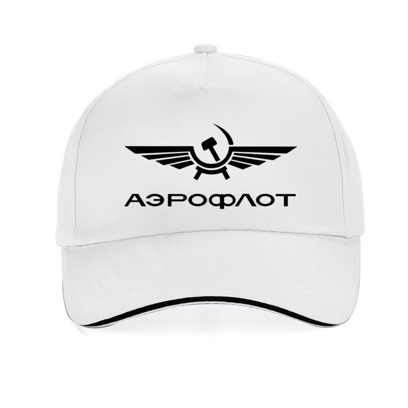 Aeroflot Russische Luftfahrt Pilot Luft- und Raumfahrt Flieger Baseballkappe Sommer Baumwolle Freizeit Mode Hip-Hop Hut Unisex Snapback Hüte