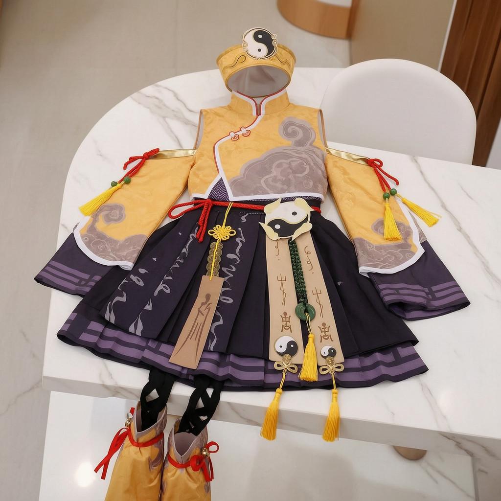 Supernatural Action Team Lily Cosplay Costume Set For Kids With Polyester Fabric For Anime Conventions