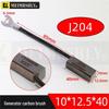 High Copper Carbon Brush 8x10x37/32 J204 for Motor, Diesel Generator, Crimping Machine