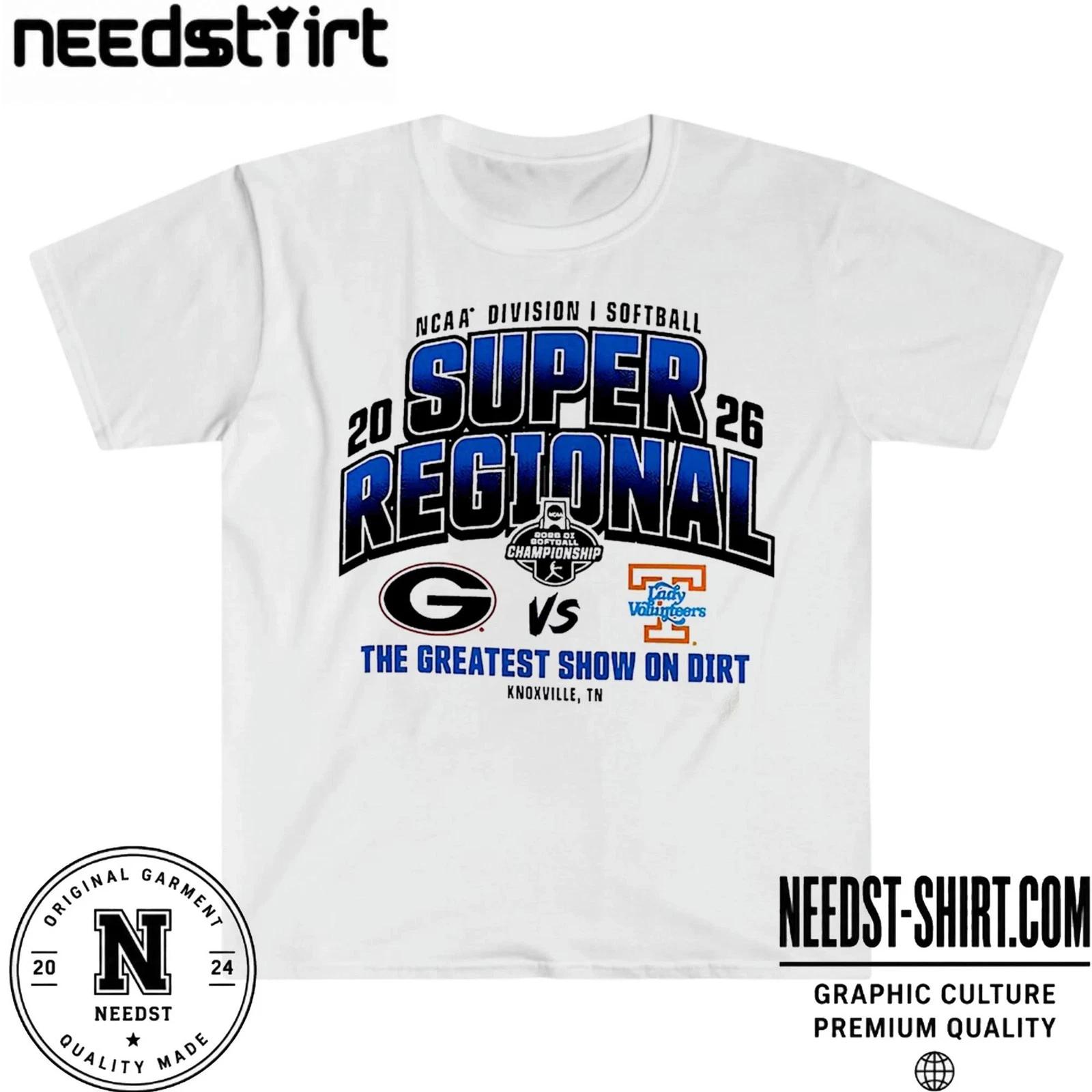 Georgia Bulldogs and Tennessee Volunteers 2026 NCAA Division I Softball 3XL