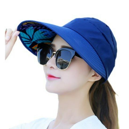 Korean Style Women's UV Protection Foldable Sun Hat - Outdoor & Travel Casual Hat