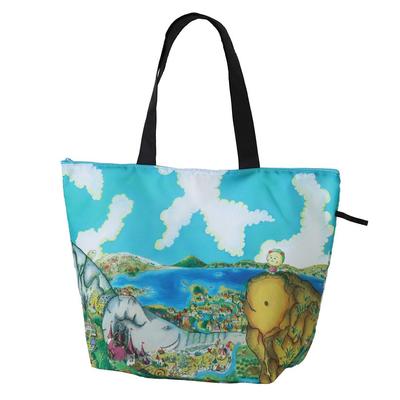 COJI-COJI Zippered Eco BagMy Bag (Blue) 001809-0001-01
