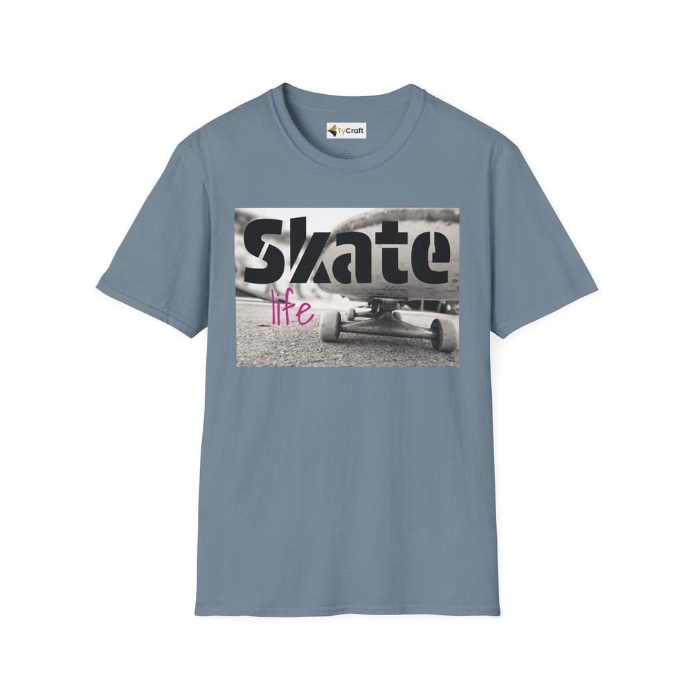 Skate Life Skateboarding T-Shirt Unisex T-Shirt XXXL