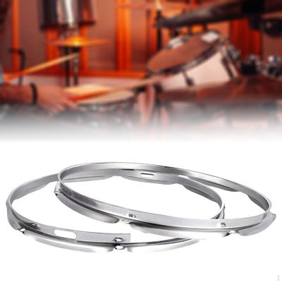 2 Stück Lug Drum Hoop Set Ringe Robust Professionelles Teil Metall Ersatz Schlagfell