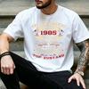Custom Name Oldtimer 1985 GerUnisex Vintage Wing Star Graphic T Shirt Unisex 40th Birthday Casual Short Sleeve Street Tee