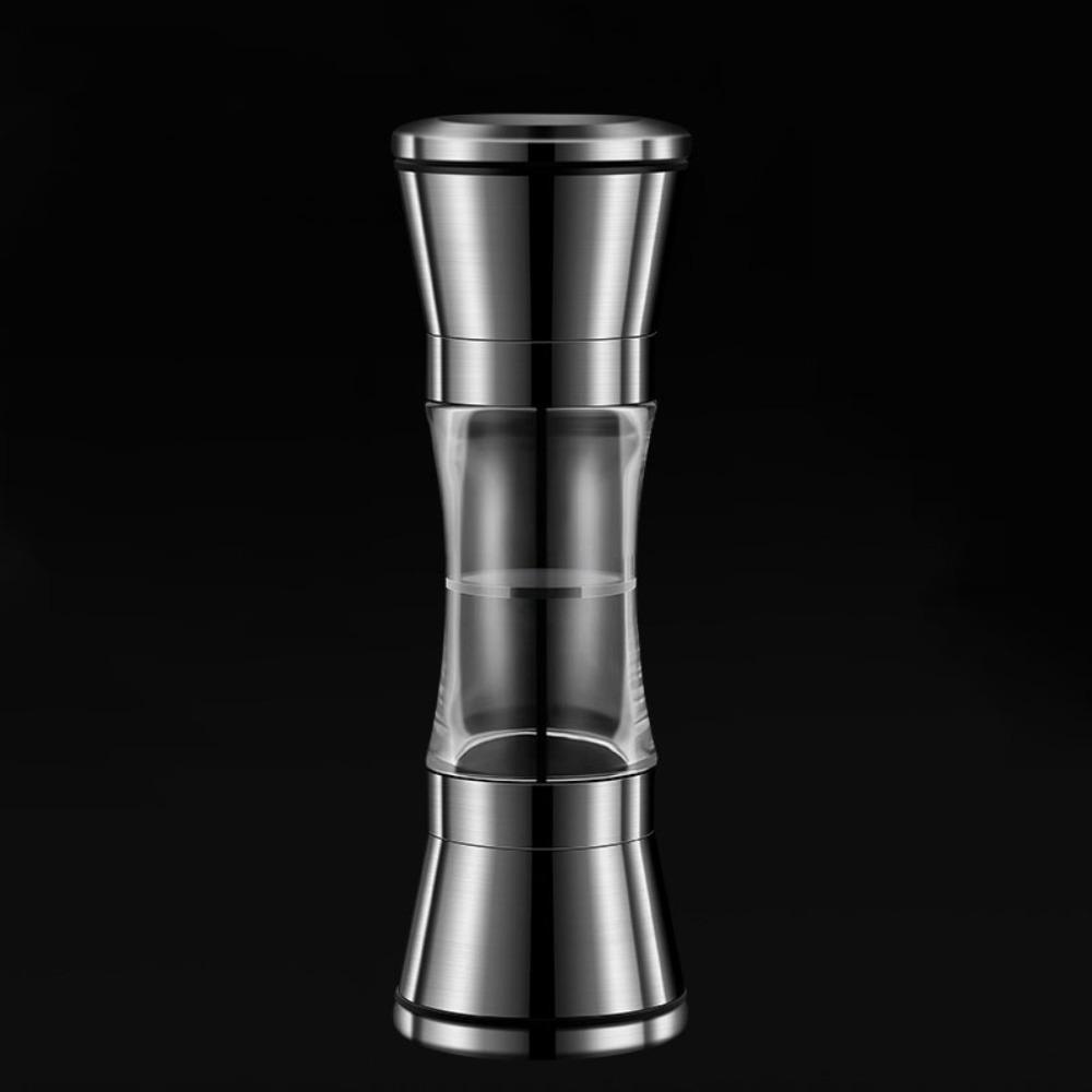 Manual Pepper Grinder Double-head Salt Mill Kitchen Gadgets Spice Grinder  Restaurant