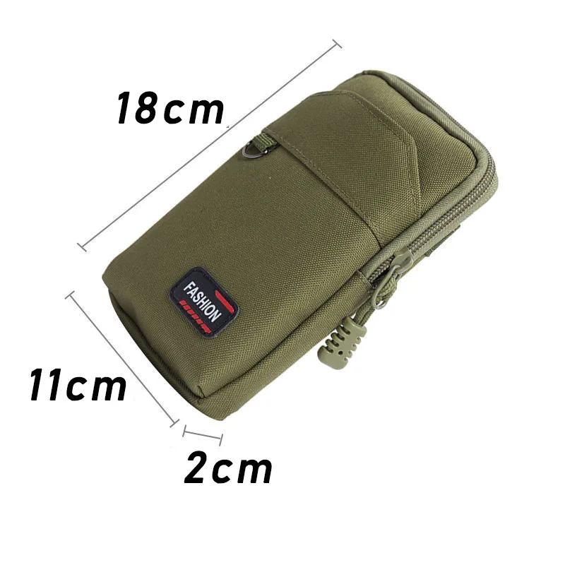 Double Layer Nylon Waist Bag Outdoor Waist Fanny Pack Men Phone Pouch Camping Hunting Waist Bag Purses Belt Bag