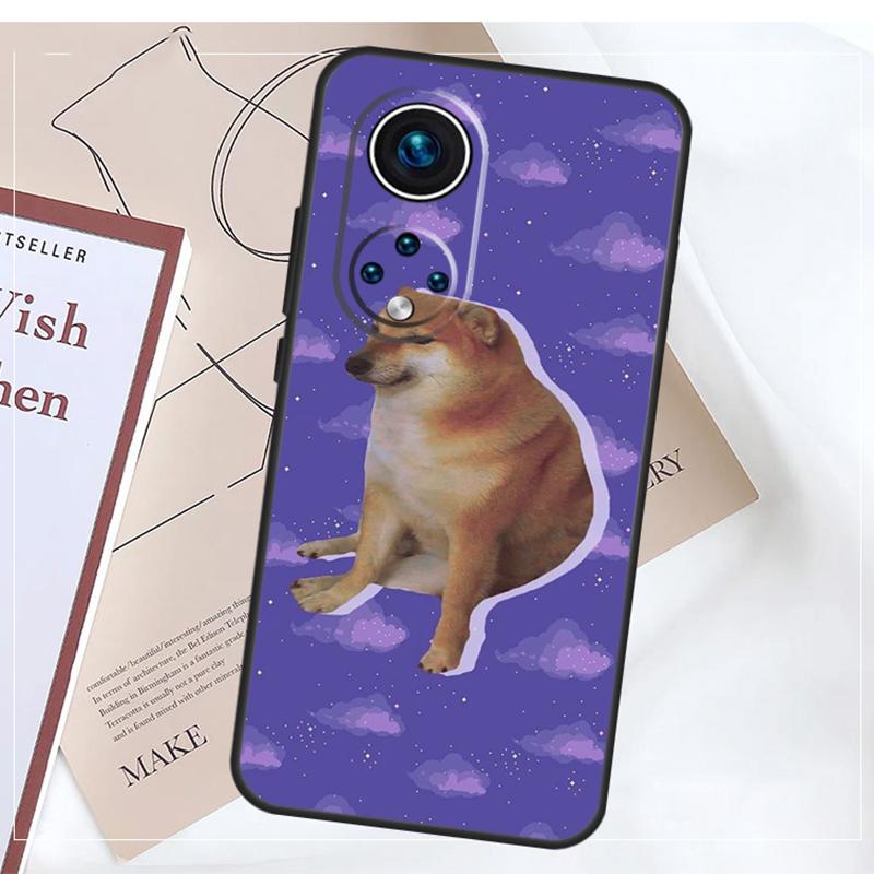 Funny Cheems Doge Case For Honor Magic 8 7 5 6 Pro X9a X9b X9c X9d X8b X8c Win RT 50 70 90 200 400 Pro Cover