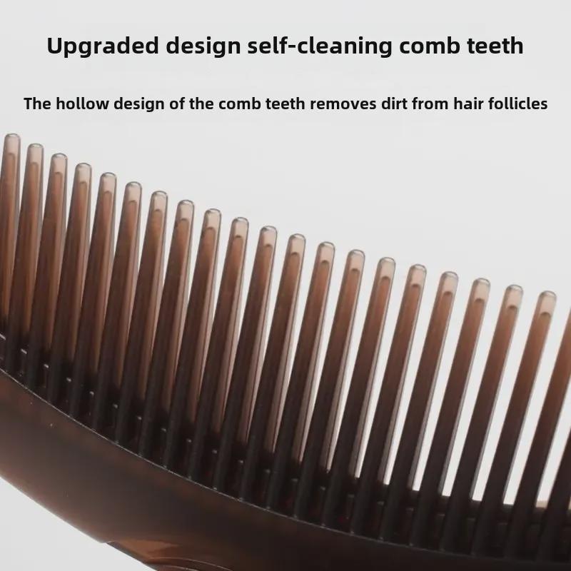 Energiekamm: Hollow Haarpflege & Anti-Schuppen Styling Tool - Reduziert Öl & Haarausfall