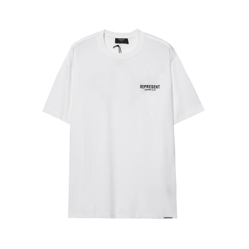 

Футболка свободного кроя с короткими рукавами и буквенным логотипом REPRESENT 2022 года для пар Small