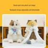 Three-Color Cat Plush Doll: Meows When Pressed, Creative Backpack Accessory for Women