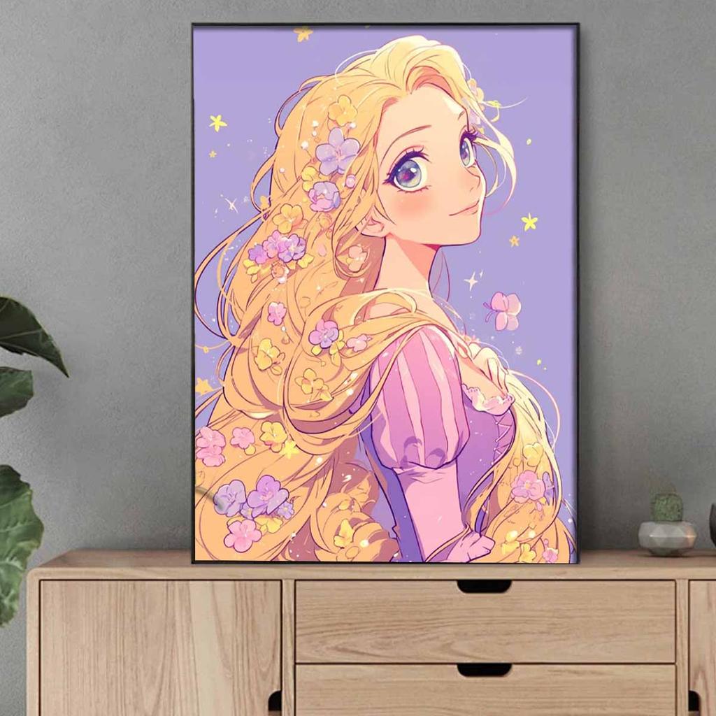 DIY Diamond Painting Princess Sleeping Beauty Cross Stitch Kit Mosaic Art Diamond Painting Full Circle Diamond Home Decoration