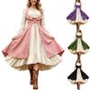 Women's Gothic Vintage Two Piece Dress