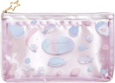 PT11101 Clear Flat Pen Pouch Jinbei-san