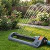 4 Modes Oscillating Sprinkler 19 Hole Nozzles Water Sprayer  Garden Watering