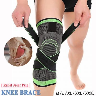 Knie-Kompressionsmanschette Kniebandage Knieunterstützung für Laufen, Fitnessstudio-Training, Sport für Gelenkschmerzen und Arthritis-Linderung Knieschoner - 1 Stück