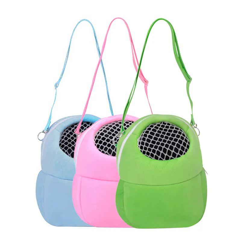 Portable Warm Hamster & Guinea Pig Carrier Bag – Breathable Travel Cage for Pets