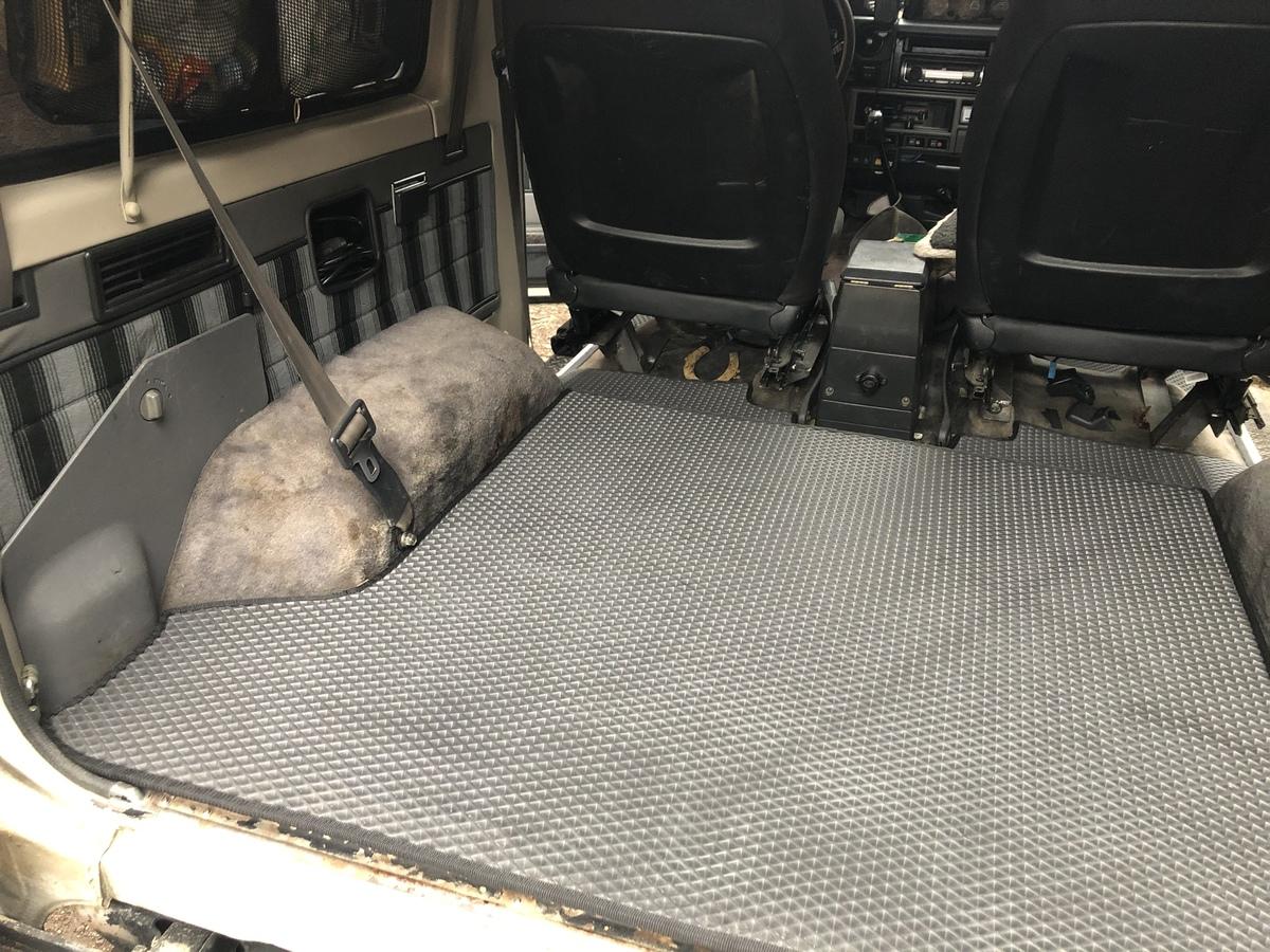 

Коврик багажника без задних сидений (EVA, черный) для Toyota Land Cruiser 70