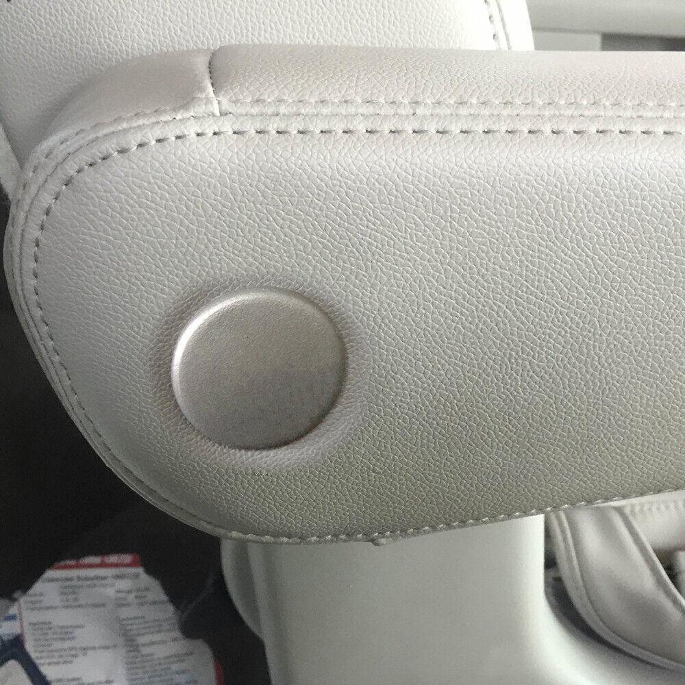 2PC Gray Rear Armrest Seat Bolt Cover Cap For Chevrolet Tahoe Suburban Yukon