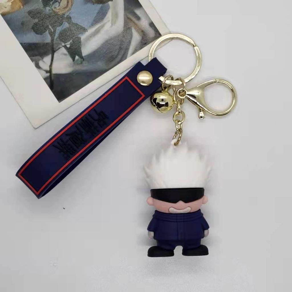 Creative Japanese Anime Cartoon Spell Battle Doll Keychain Car Bag Keychain Accessories Wholesale Personalized Gifts Y2k Fashion