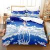 3D Print Cardcaptor Sakura Bedding Set Duvet Cover Bedroom Comforter Single Twin King Size Quilt Cover Home Textile 2/3PCS