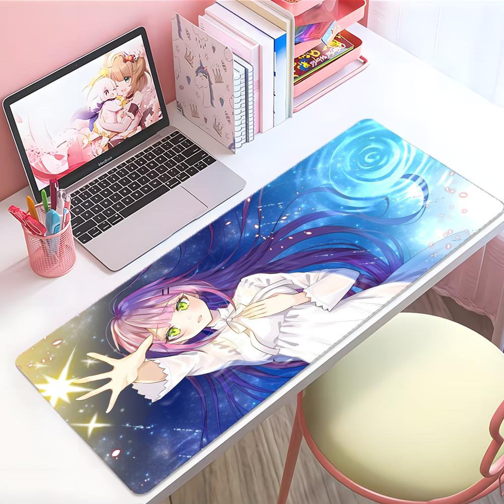 Cute Virtual Hololive Ttokoyami Towa Mouse Pad Large Thick Desk Pad Stitched Edges Gaming Mouse Mat For Pc
