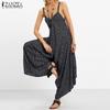 Tuta Lunga Nera Lussuosa da Donna Tuta Sexy Senza Spalline Casual a Righe Larga