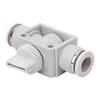 Plastic Shut Off Valve HVFF Switch Valve Quick Coupling Connector for Pneumatic Automatic