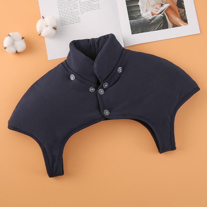 Umăr unisex de catifea caldă și șal de protecție cervicală pentru protecție împotriva frigului