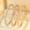Titanium Steel Bracelet - Fashionable and Versatile for Women, Full of Diamonds, Stainless Steel Bracelet, Unique Handcrafted Bracelet
