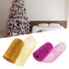 1 Roll Decorative Mesh Eco-friendly High Toughness Net Yarn Christmas Poly Mesh Ribbon Metallic Strips Decor for Home
